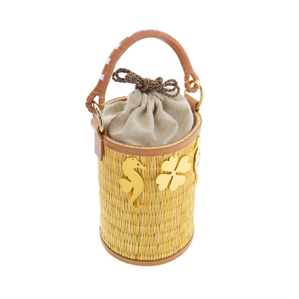 Cupid La Falaise Large Cowhide Gold