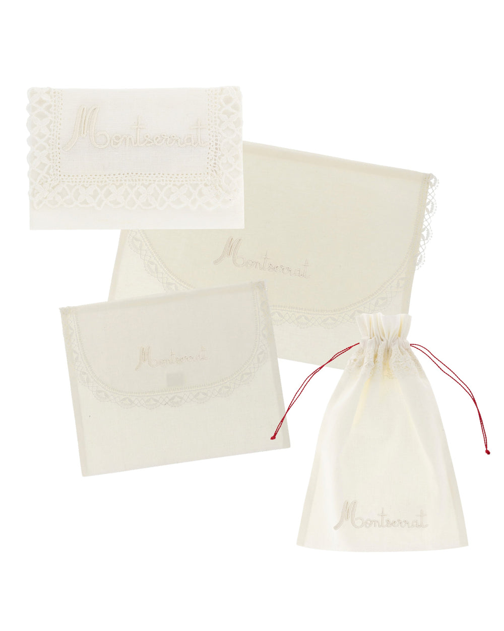 Camariñas Travel Set (embroidery in white)