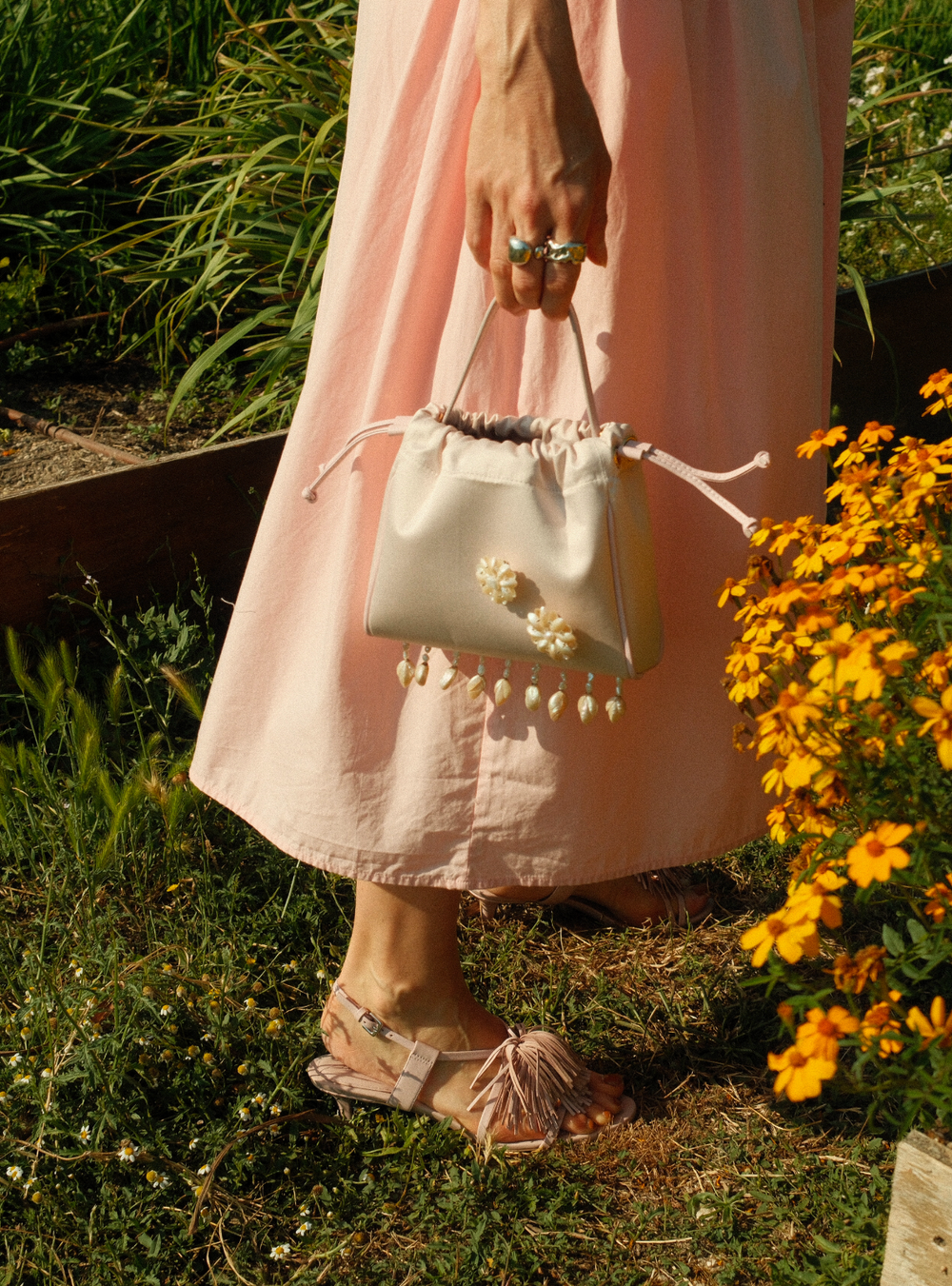 The Jewel Bag — Mother of Pearl Edition (Anemone Pink)