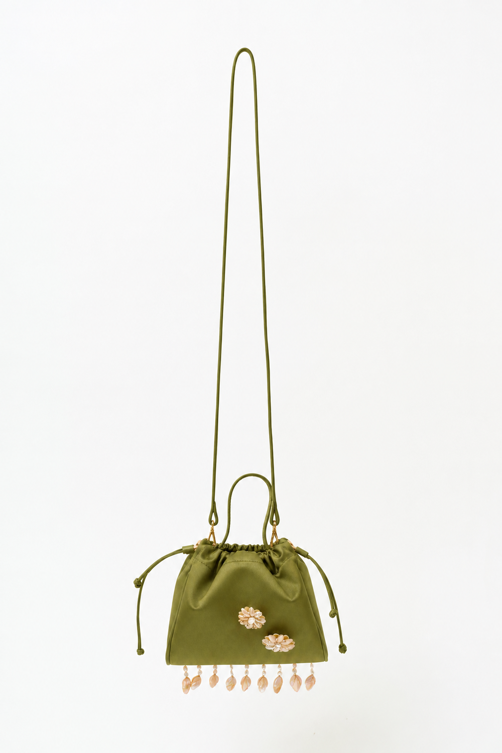 The Jewel Bag — Mother of Pearl Edition (Seaweed Green)