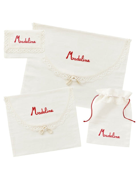 Camariñas Travel Set (embroidery in red)