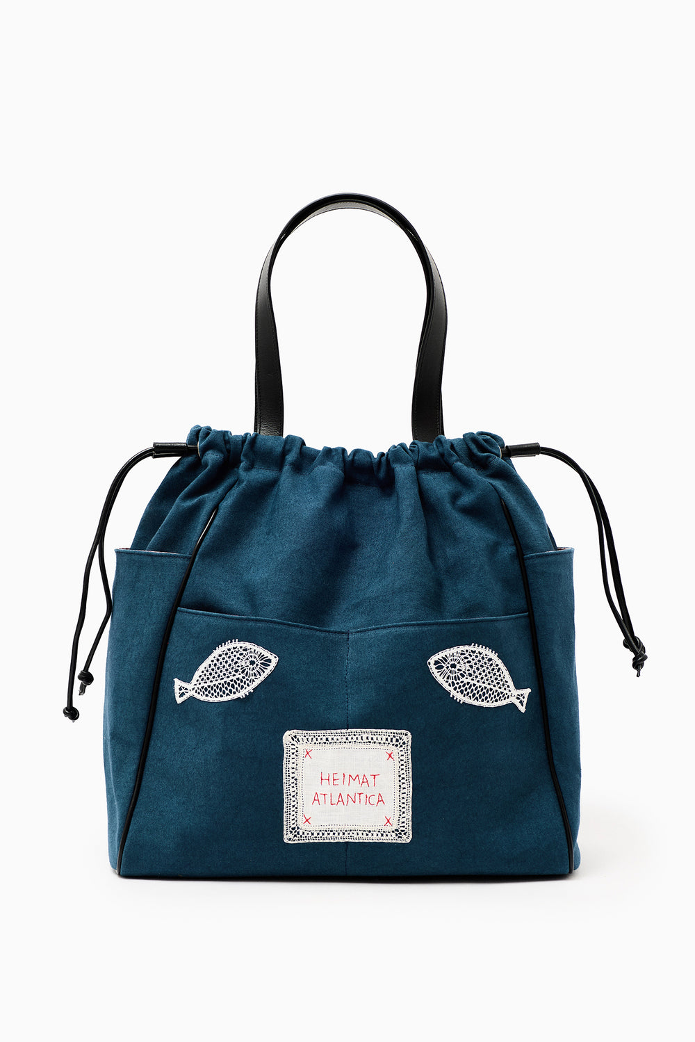 Tote Denim "Camariñas" Fishes