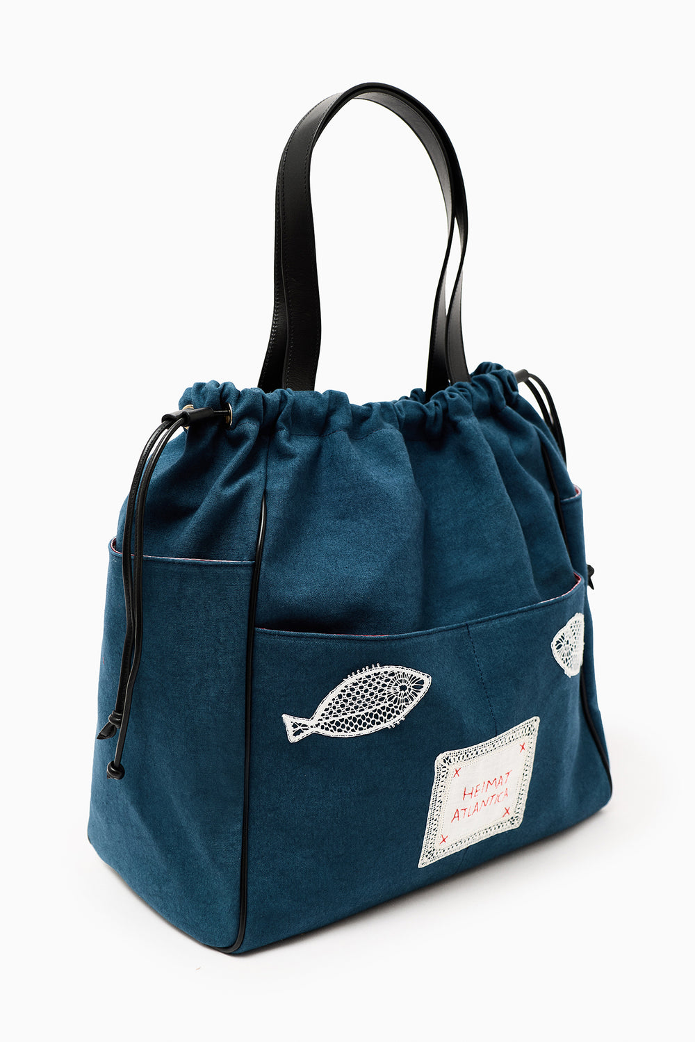 Tote Denim "Camariñas" Fishes