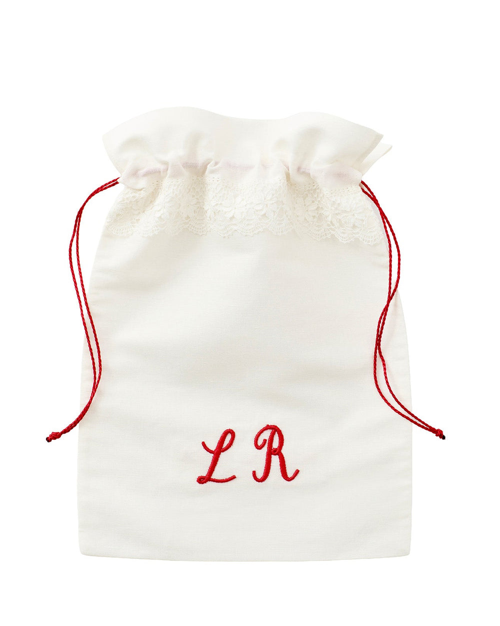 Camariñas Lingerie Bag (initials in red)