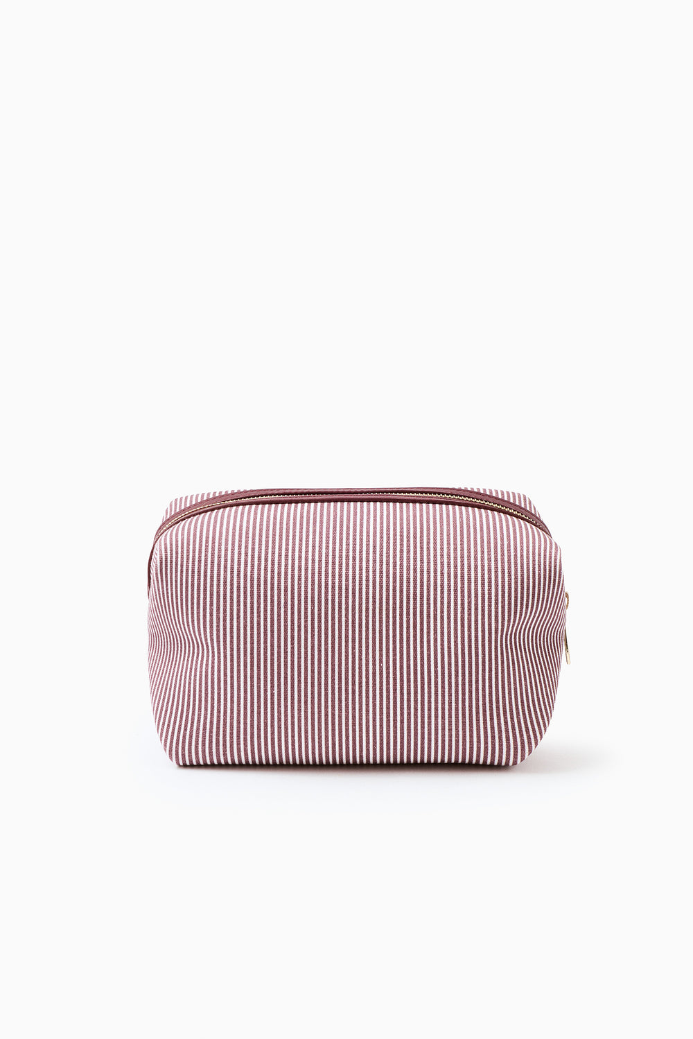 Beauty Case Burgundy Stripe "Camariñas" Large