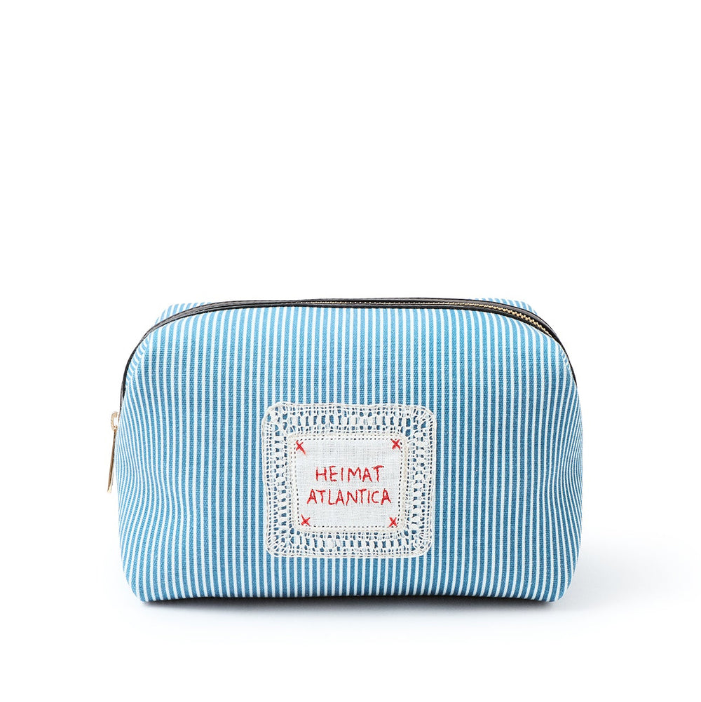 Beauty Case Blue Stripe "Camariñas" Large