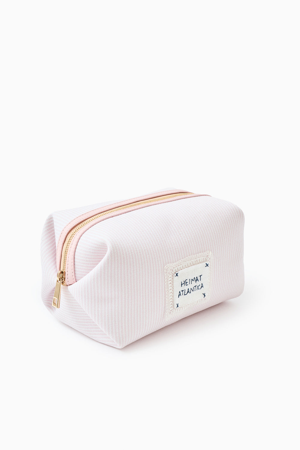 Beauty Case Pink Stripe "Camariñas" Large
