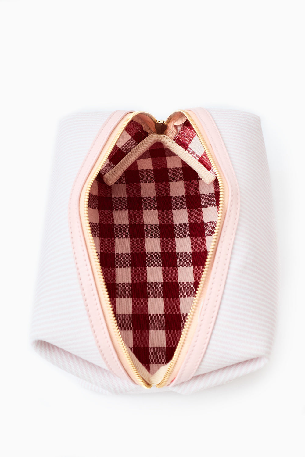 Beauty Case Pink Stripe "Camariñas" Large