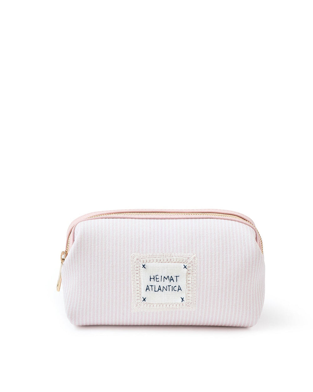 Beauty Case Pink Stripe "Camariñas" Mini