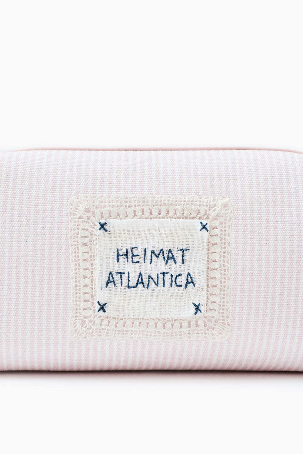 Beauty Case Pink Stripe "Camariñas" Mini