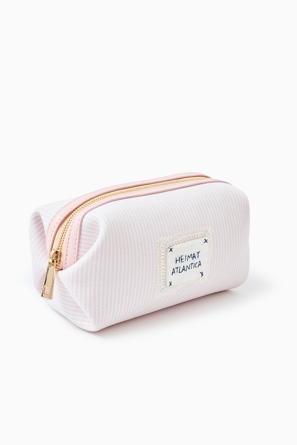 Beauty Case Pink Stripe "Camariñas" Mini