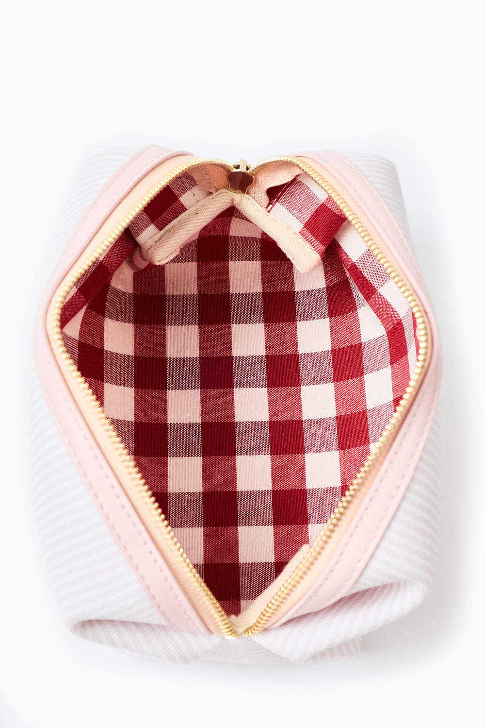 Beauty Case Pink Stripe "Camariñas" Mini