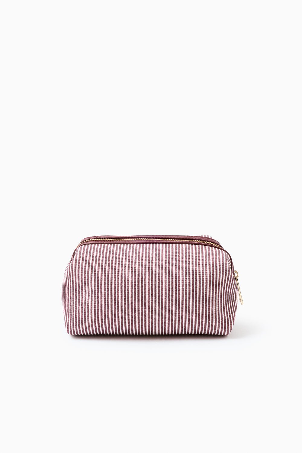 Beauty Case Burgundy Stripe "Camariñas" Mini