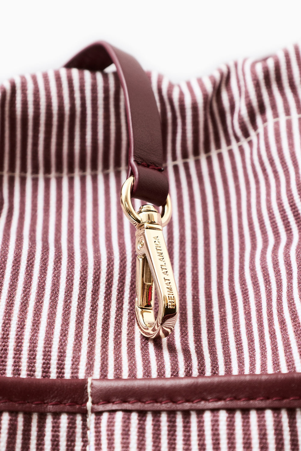 Camariñas Sport Tote — Burgundy Stripe