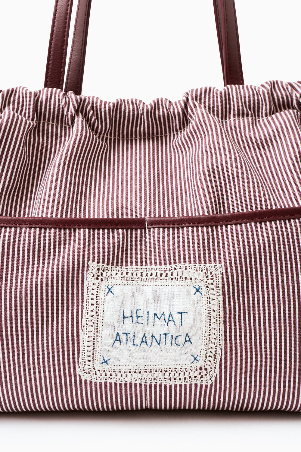 Camariñas Sport Tote — Burgundy Stripe