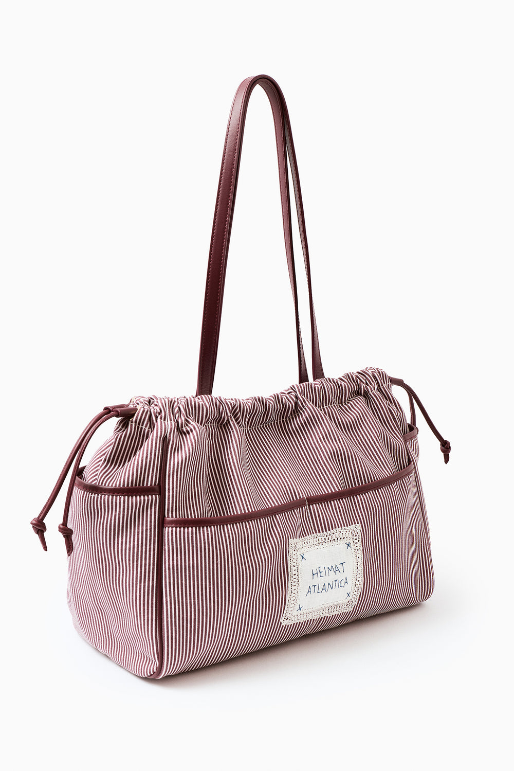 Camariñas Sport Tote — Burgundy Stripe