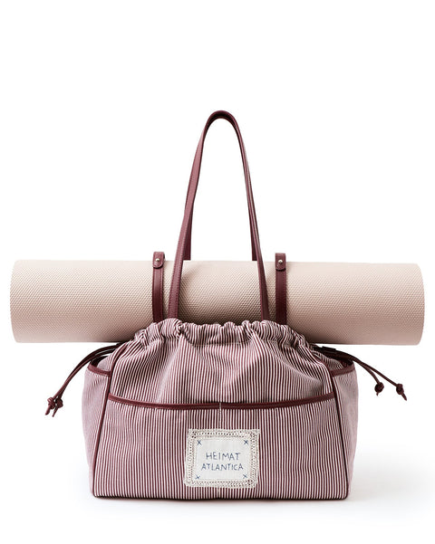 Camariñas Sport Tote — Burgundy Stripe