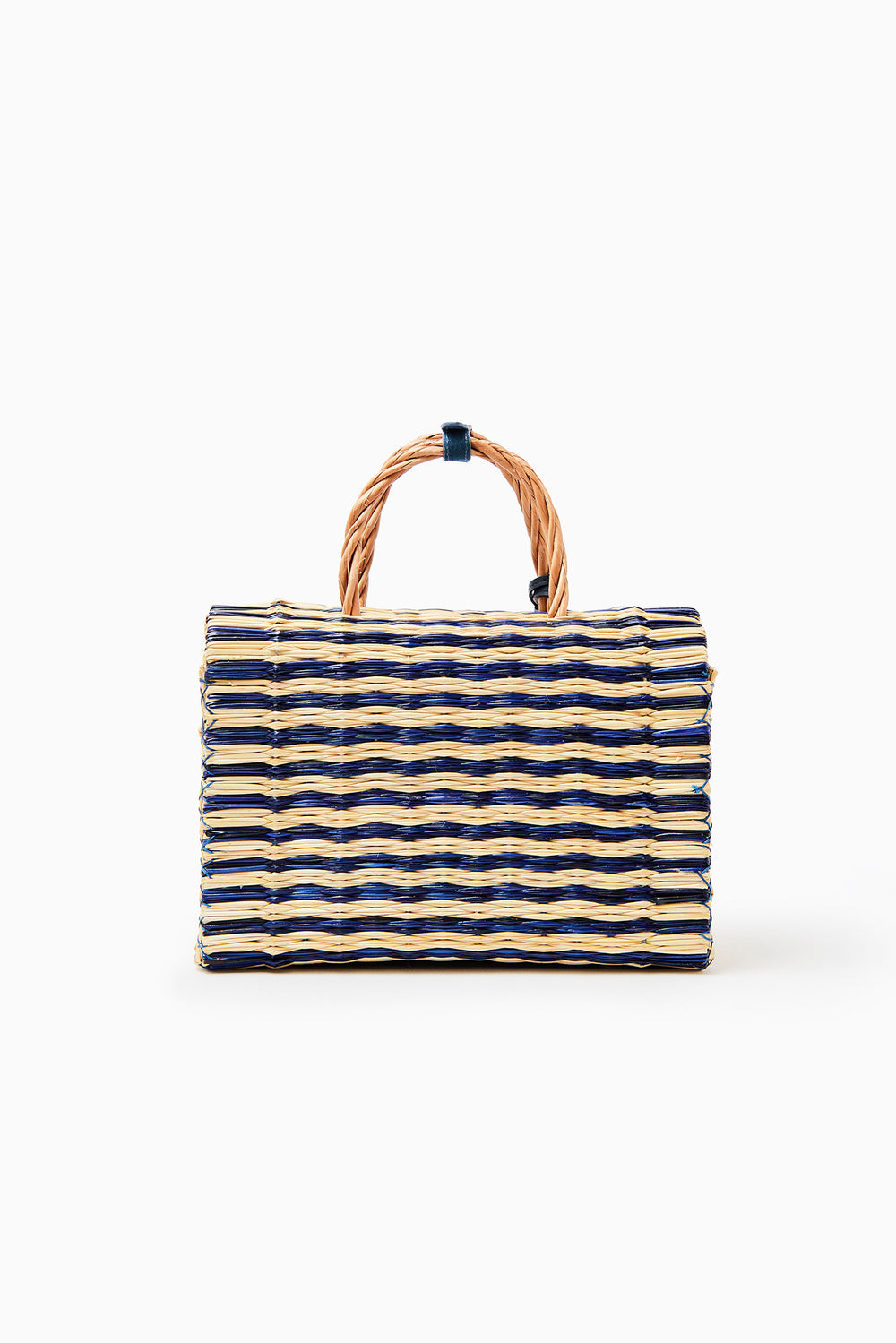 "The Grand Tour" Bag Medium Blue Stripes