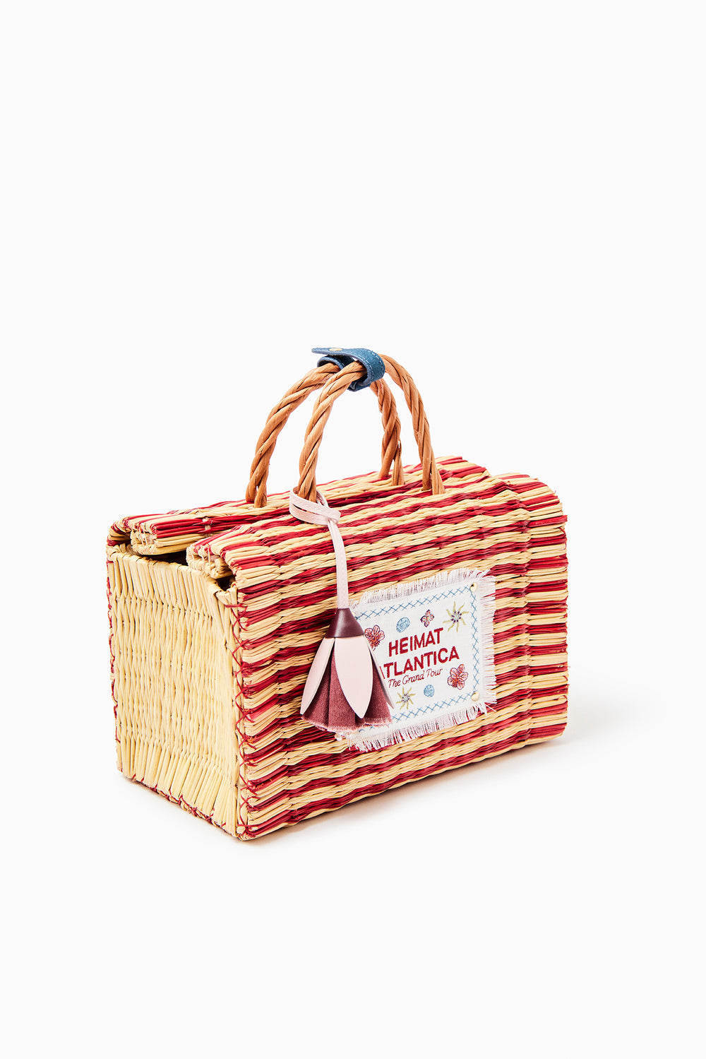 "The Grand Tour" Bag Medium Red Stripes