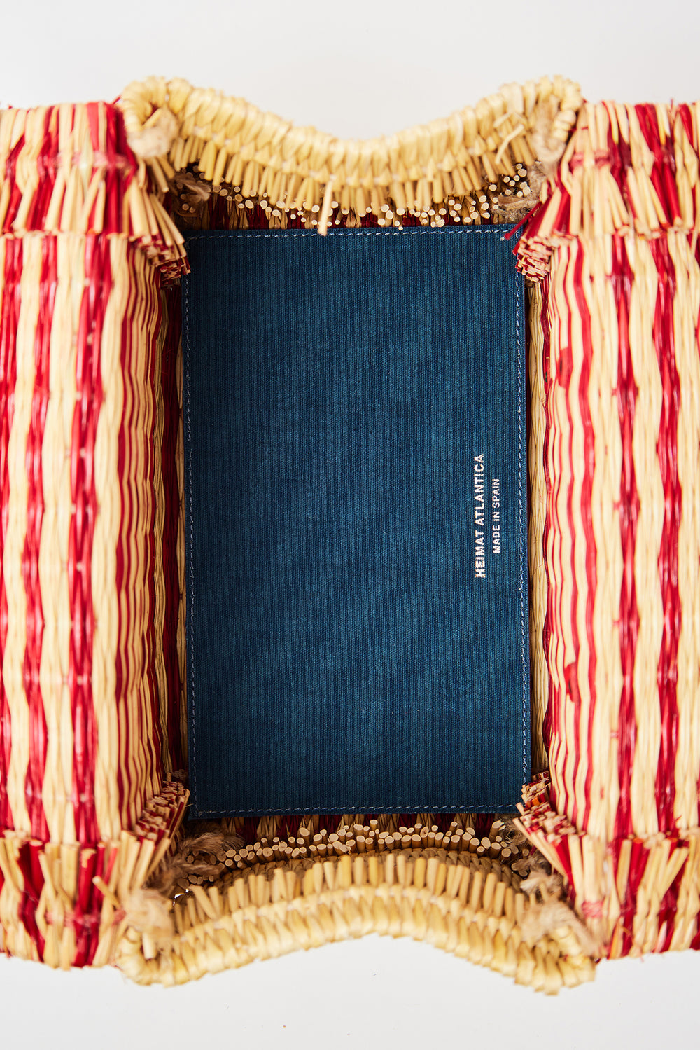 "The Grand Tour" Bag Medium Red Stripes