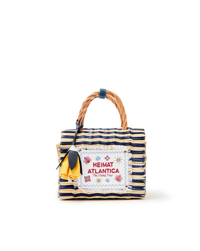 "The Grand Tour" Bag Mini Blue Stripes