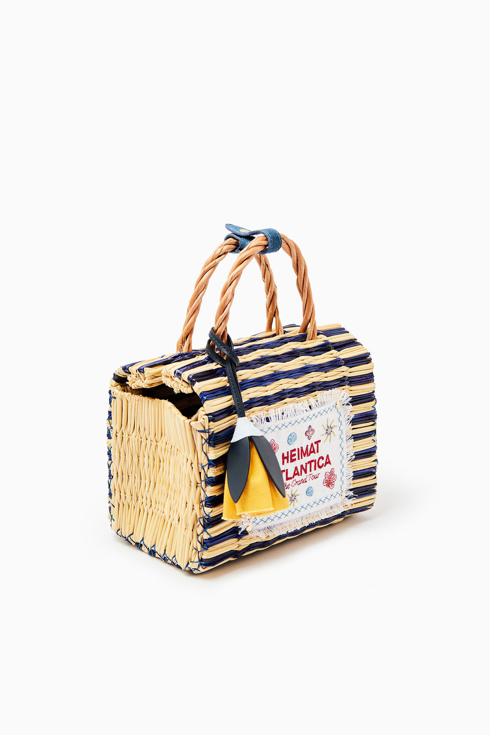 "The Grand Tour" Bag Mini Blue Stripes