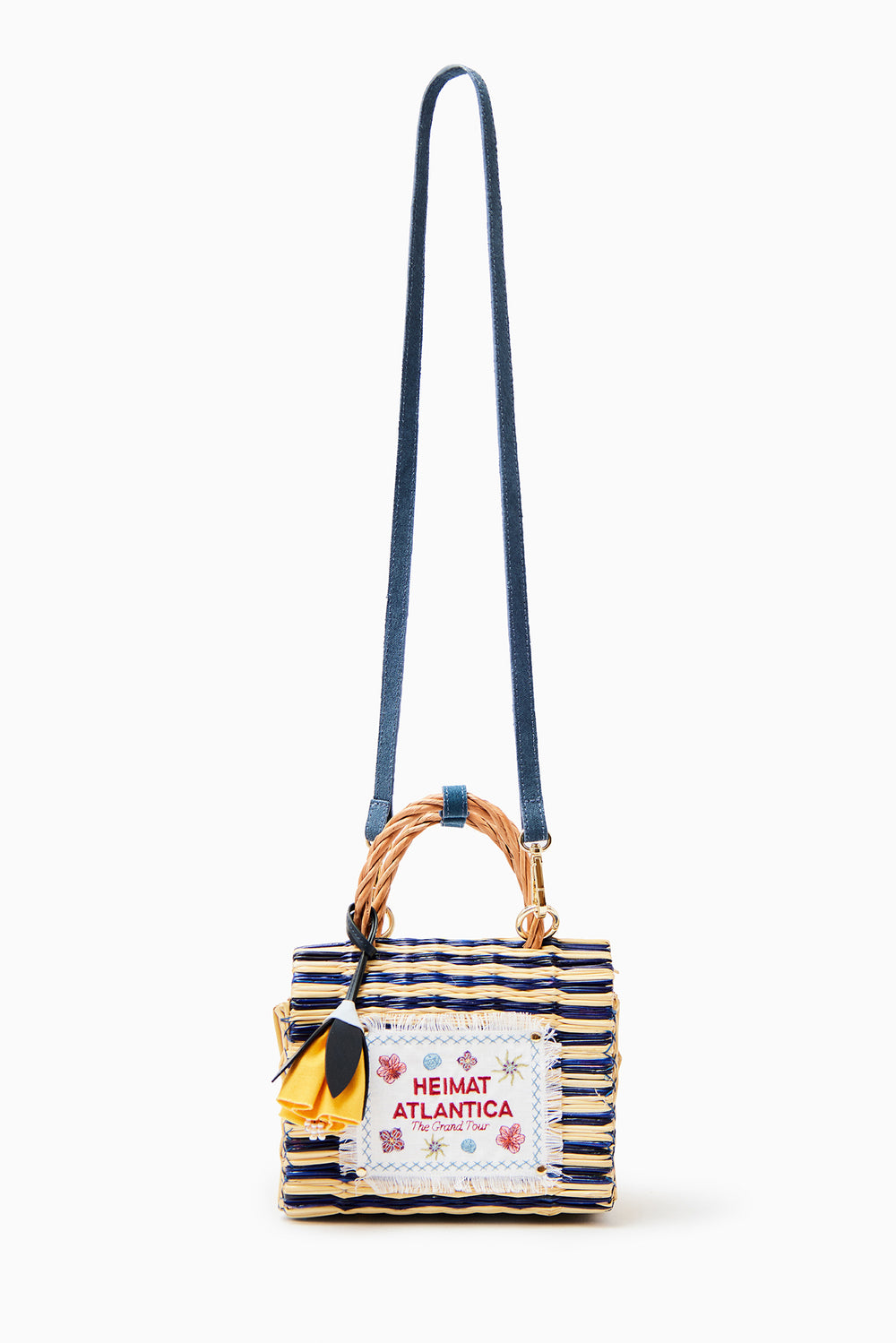 "The Grand Tour" Bag Mini Blue Stripes