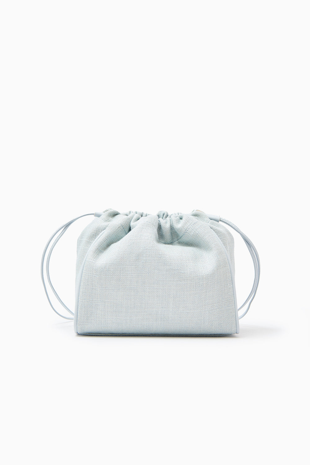 Pouch Linen Ice Blue with Strap "The Grand Tour"