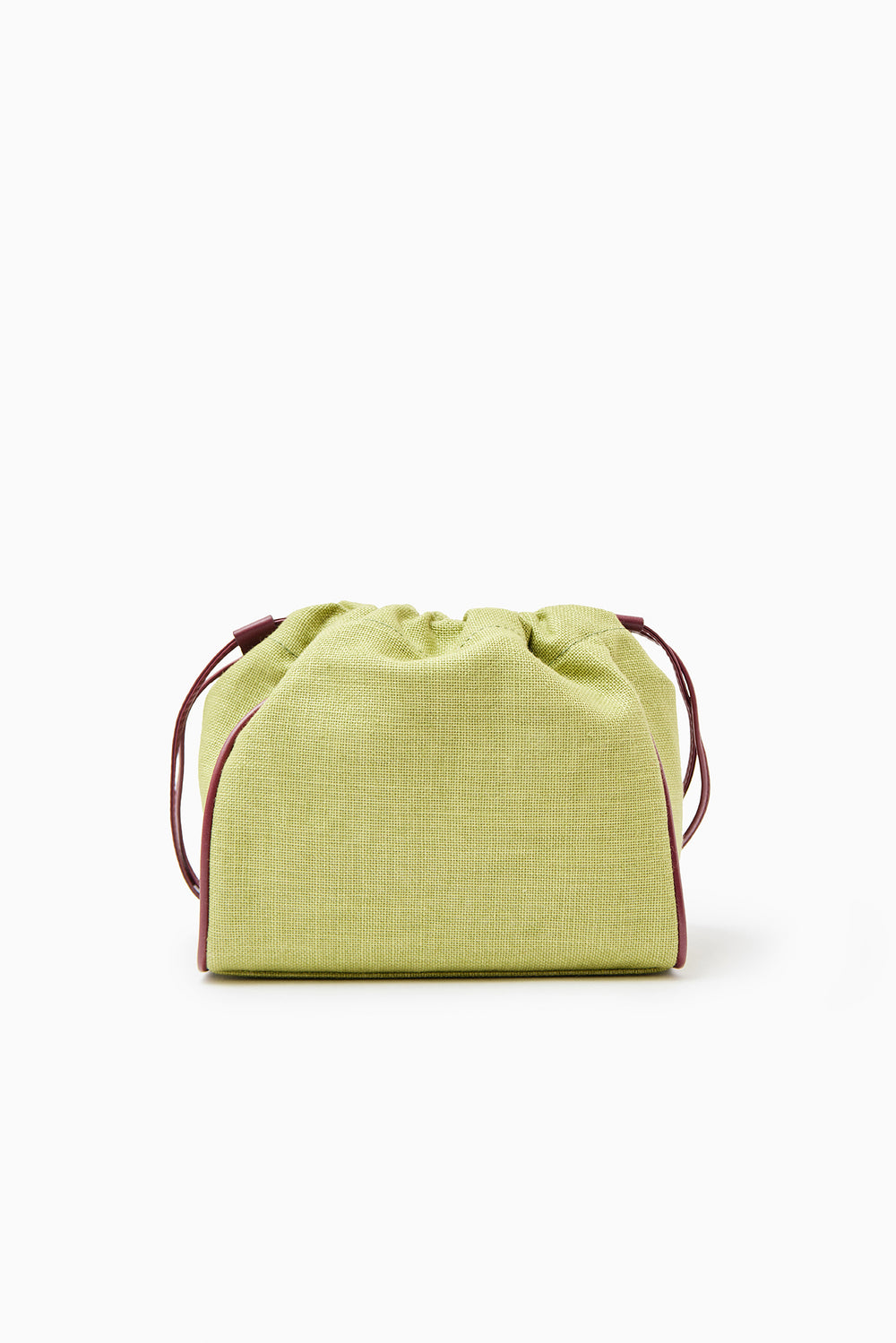 Pouch Linen Lime with Strap "The Grand Tour"