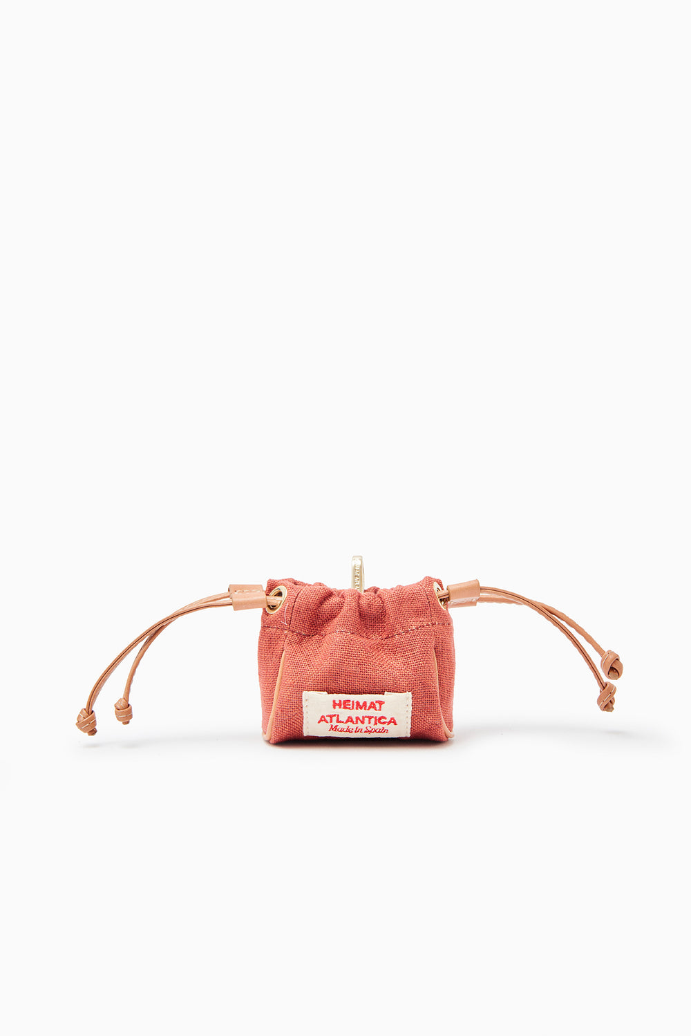 Mini Pouch Terracotta Linen "The Grand Tour"