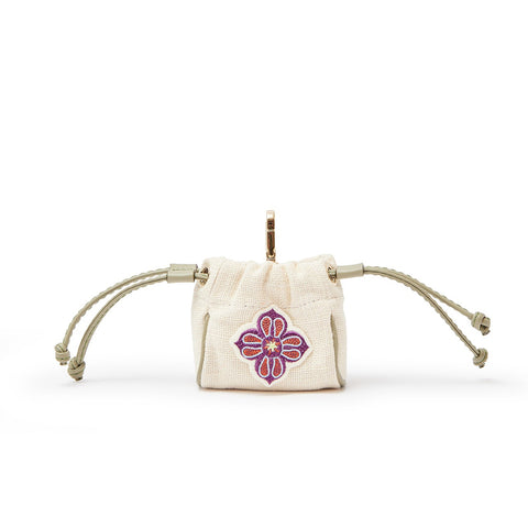 Mini Pouch Cream Linen 
