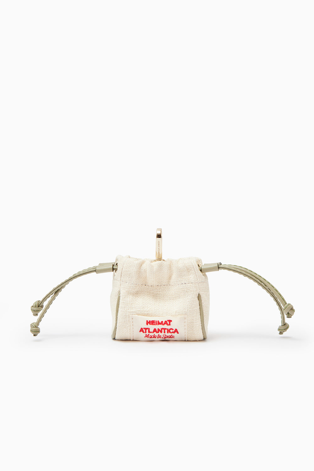 Mini Pouch Cream Linen "The Grand Tour"