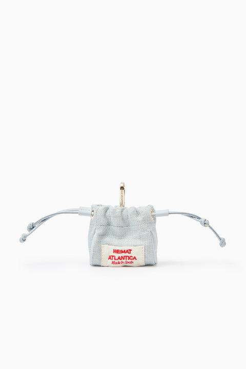 Mini Pouch Light Blue Linen 