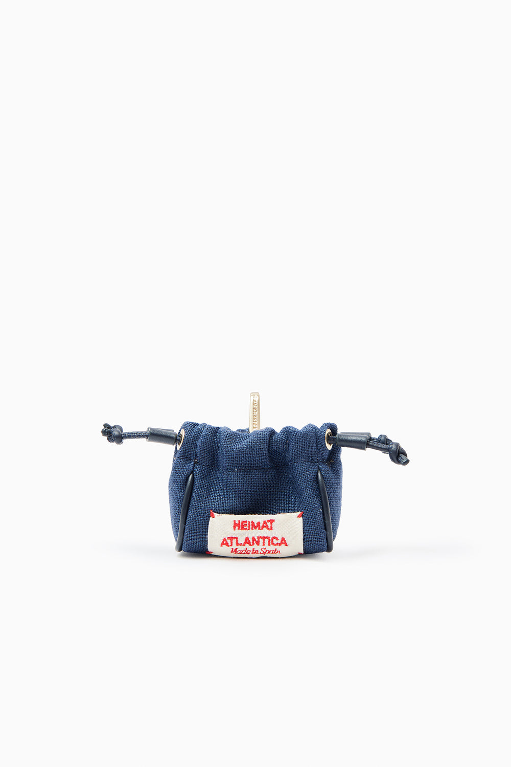 Mini Pouch Navy Linen "The Grand Tour"