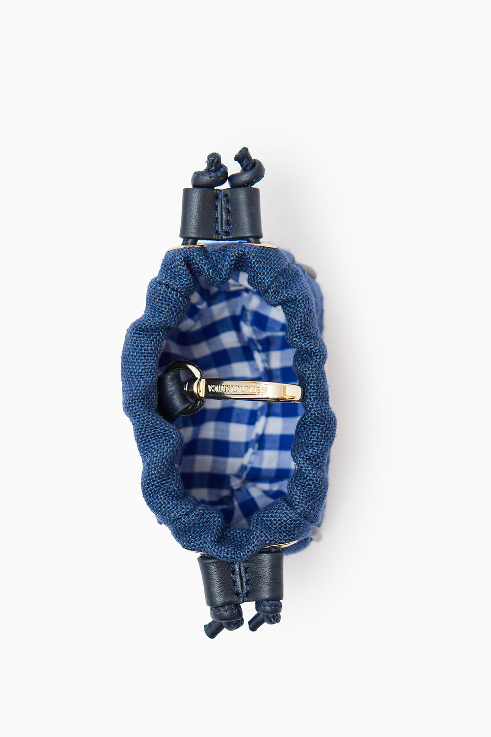 Mini Pouch Navy Linen "The Grand Tour"