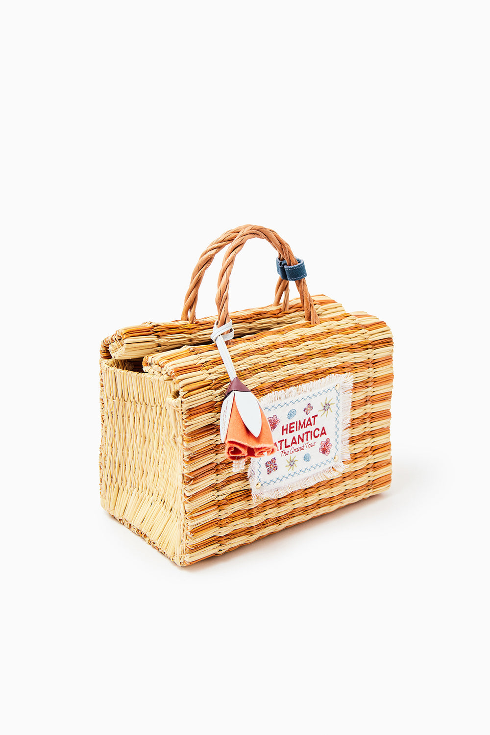 "The Grand Tour" Bag Medium Mustard Stripes