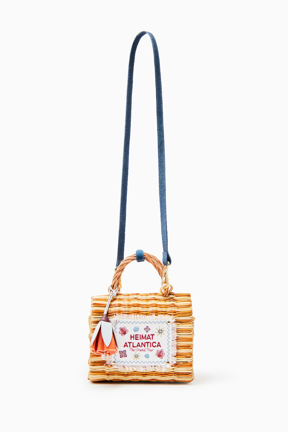"The Grand Tour" Bag Mini Mustard Stripes