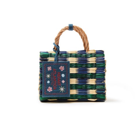 HEIMAT ATLANTICA ヘイマットアトランティカ かごバッグ  グリーン Beach Basket Market Medium 