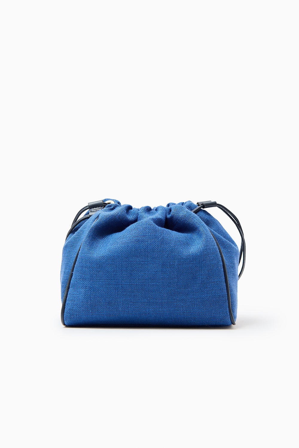 Pouch Linen Cobalt Blue with Strap "The Grand Tour"