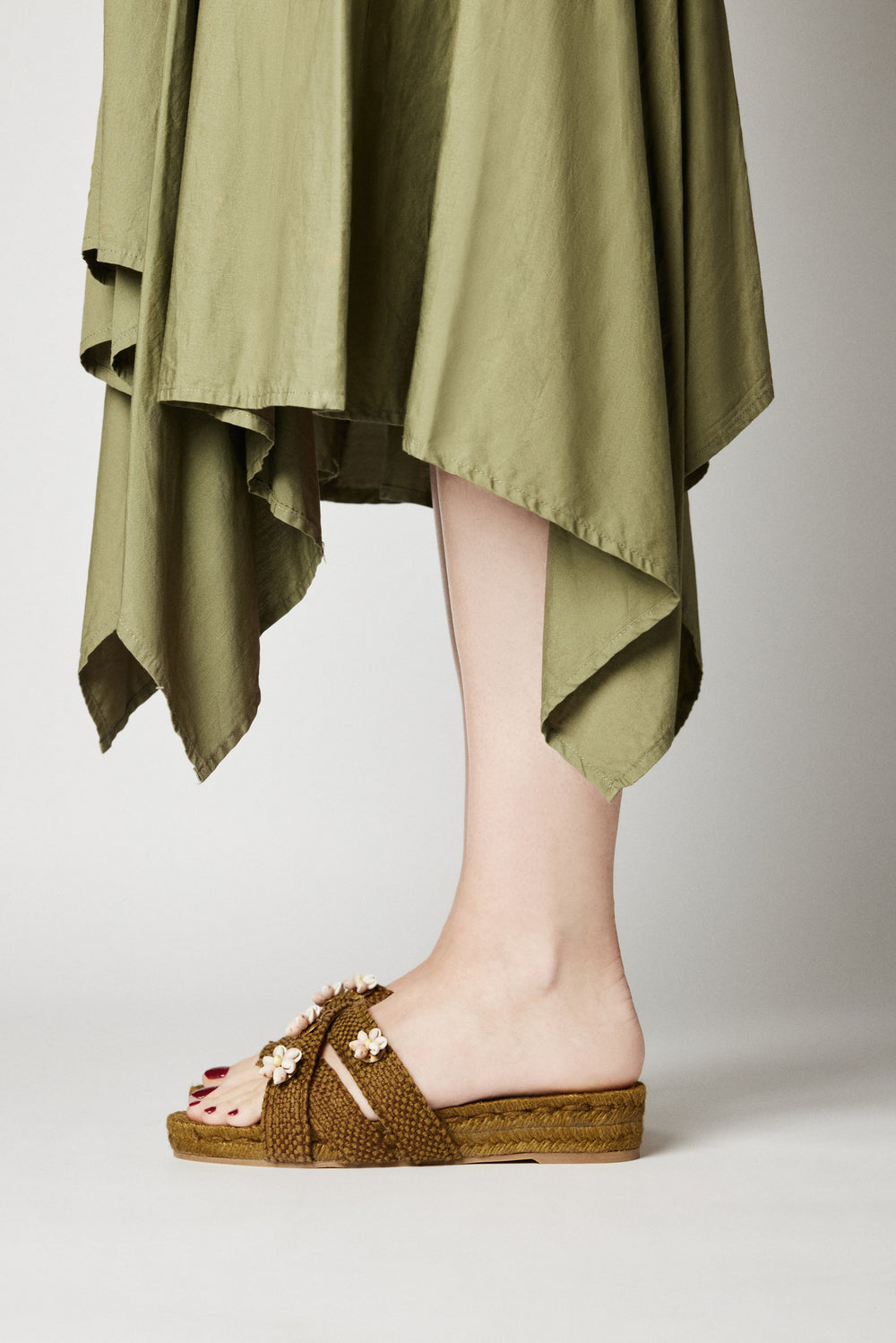 Khaki Shella Espadrilles