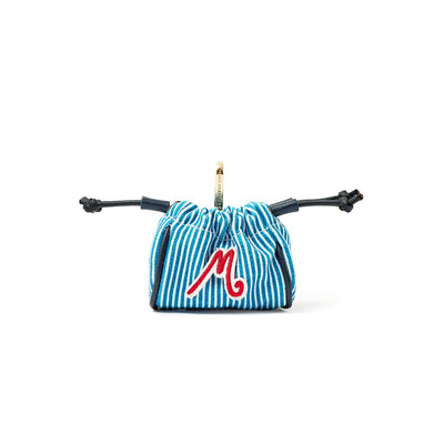 Mini Pouch Blue Stripes "The Grand Tour"