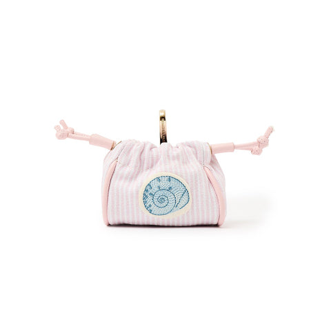 Mini Pouch Pink Stripes 
