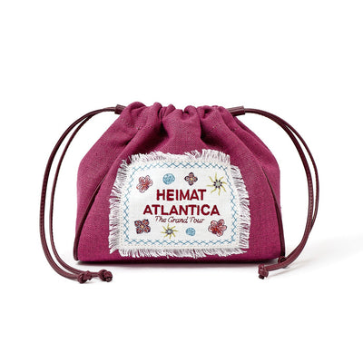 Pouch Linen Plump Strap "The Grand Tour"