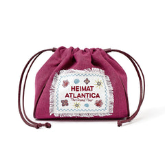 Pouch Linen Plump with Strap "The Grand Tour"