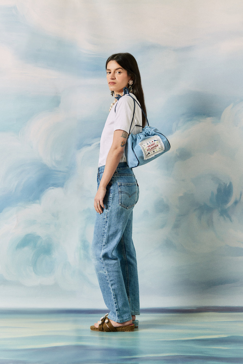 Pouch Blue "The Grand Tour"