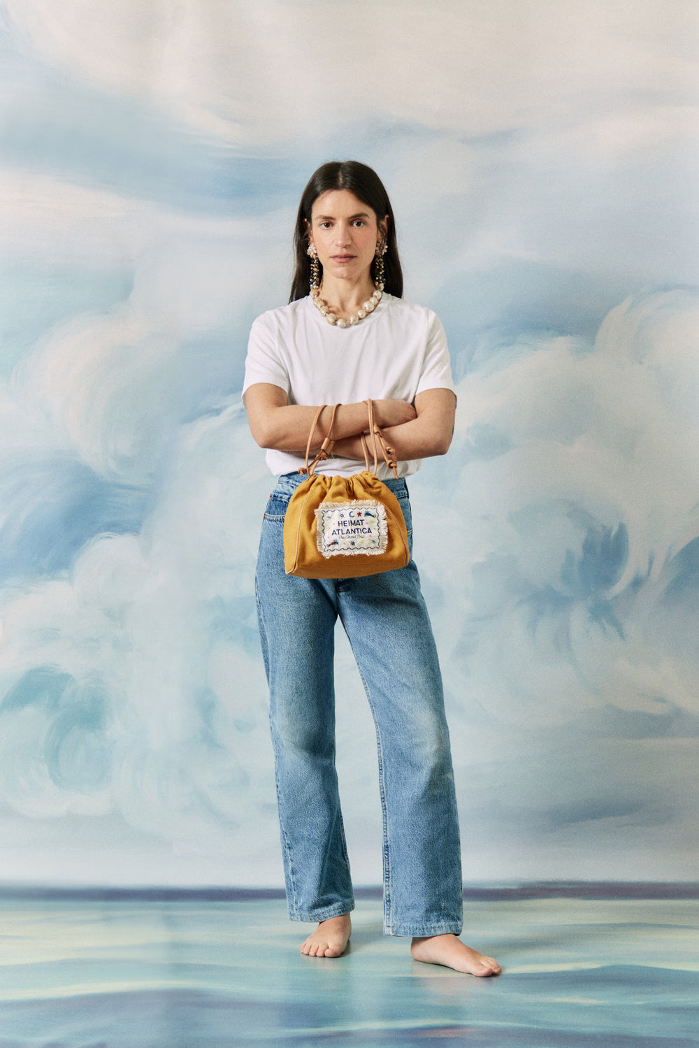 Pouch Mustard "The Grand Tour Collection"