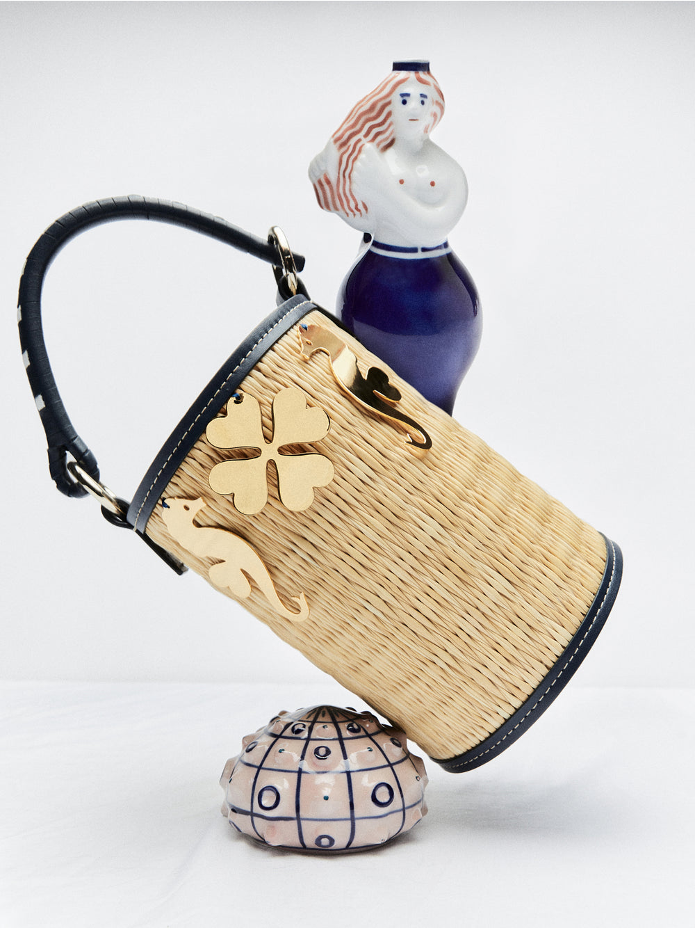 Cupid La Falaise Large Navy Gold