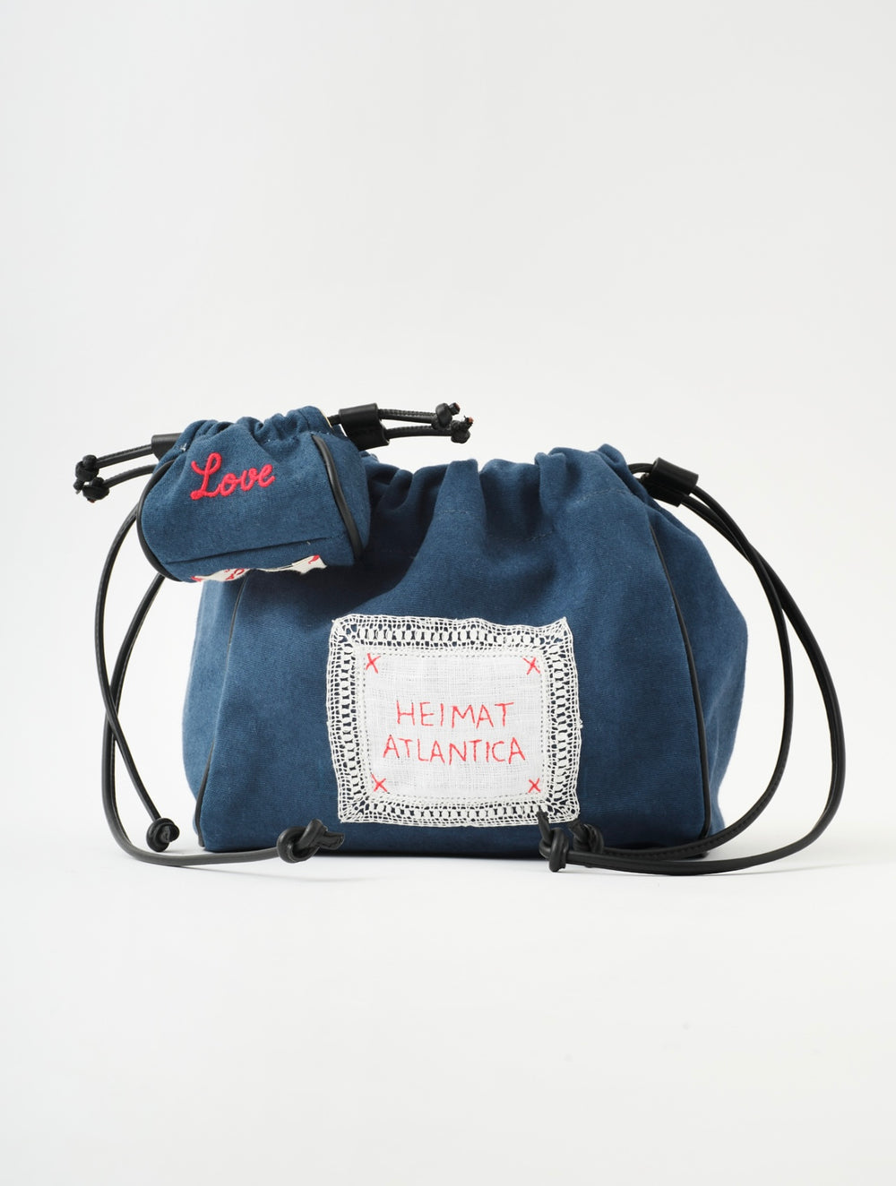 Mini Pouch Denim “Liebe”
