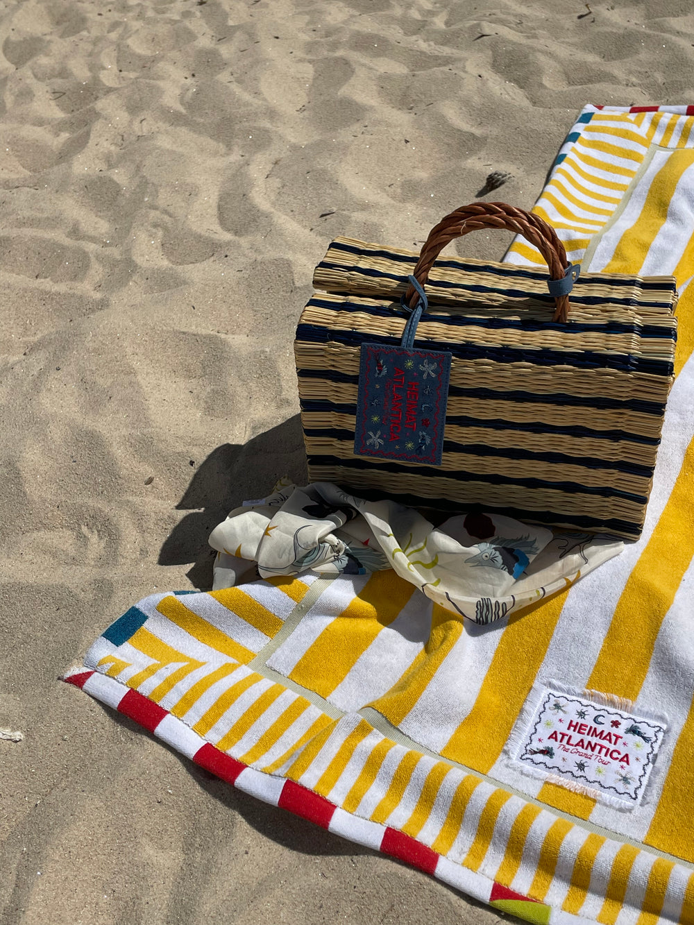 Towel Yellow "The Grand Tour"