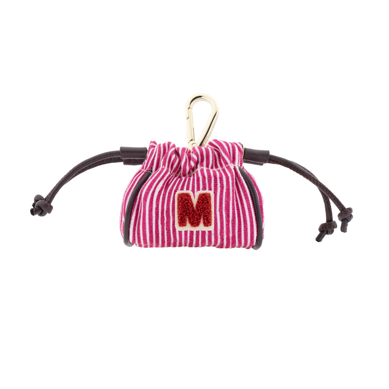 Your Initial Mini Pouch Pink